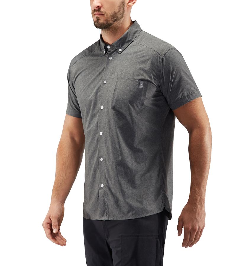 Haglöfs Mens Vejan Shirts Black New Zealand 87691IXQP